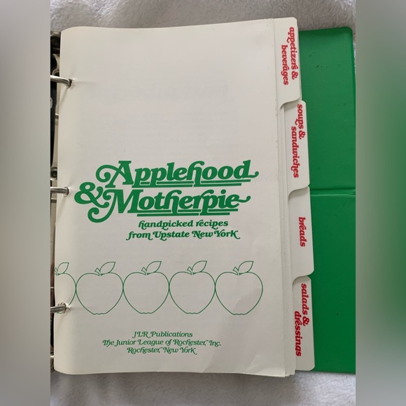 Vintage Cookbook Applehood & Motherpie Rochester Upstate NY 1983 Junior League - Picture 2 of 10